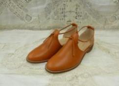 【26周年お祝いSALE】アロマドミュゲ　レザーフラット　カリーナ:CA 23.5㎝*60%OFF