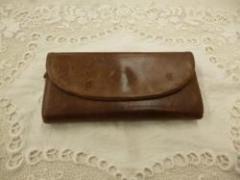 【アドラーブル・デ・パッサージュ】クレドラン　FOI LONG WALLET:BROWN(リサイクル品・90%OFF)