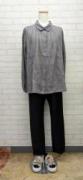 【タイムセール】le　ciel　de  demain　シャーリングシャンブレーチュニック:CH*￥7,590→