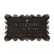 ラバーマットWelcomeメッセージ