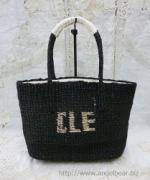  【クリアランスSALE】クレドラン　SIMPLE LOGO BASKET:BLACK*50%OFF
