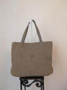 クレドラン　GALE WIDE TOTE: BEIGE