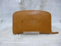 クレドラン　MIEL LONG WALLET:CAMEL