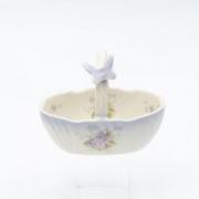 【8月下旬入荷予定】imane　スミレ・蝶付き花かご(入荷数に限りがございます)