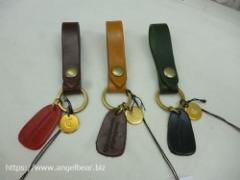 【人気!再入荷】クレドラン　ACCENT KEY HOLDER(CAMEL/BROWN/GREEN)