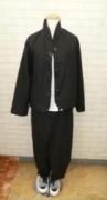 【蚤の市SALE】le ciel　麻綿無地ジャケット:BK￥7,590→