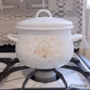 【2024.9月の新商品・入荷しました】imane　ローズバスケット・16㎝キャセロール