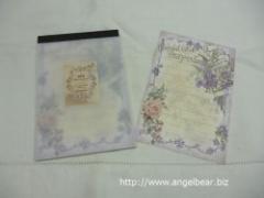 【人気!再入荷】ミニメモ帳★すずらんの花束