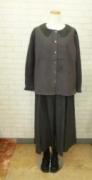 【蚤の市SALE】le　ciel　de  demain　フランネル刺繍ブラウス:CH ￥6490→