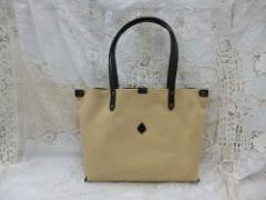 クレドラン　REGLE BASIC TOTE M:BEIGE×BLACK