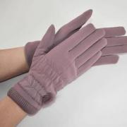 ファーモチーフリボンショート手袋(PR・BE)