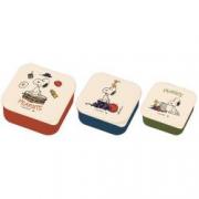 SNOOPY LUNCH TIME 3Pシール容器セット