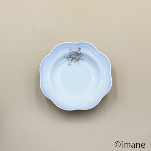 【1月の新商品 入荷しました!!】imane　ビビアンパープル・ルーシュナッピー皿