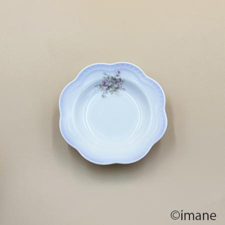 【1月の新商品 入荷しました!!】imane　ビビアンパープル・ルーシュナッピー皿