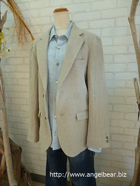 AO　Ramie linen viylla Jacket  BE