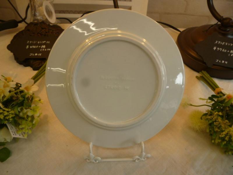 【クリアランスセール】STUDIO　M'　ブラン(blanc)7°プレート　*70%OFF