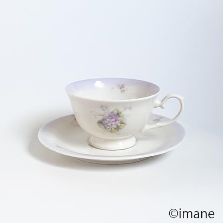 【2025.2月の新商品】imane スミレ・カップ&ソーサー(限定50個)