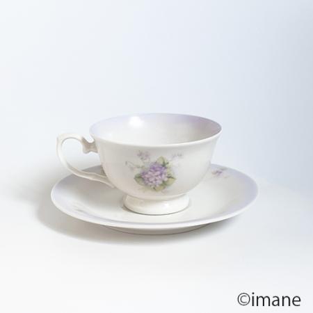 【2025.2月の新商品】imane スミレ・カップ&ソーサー(限定50個)