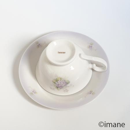 【2025.2月の新商品】imane スミレ・カップ&ソーサー(限定50個)