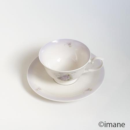 【2025.2月の新商品】imane スミレ・カップ&ソーサー(限定50個)