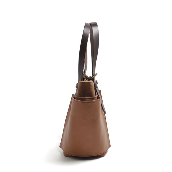 クレドラン　TORE POCKET TOTE: BROWN