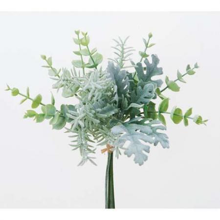 【タイムセール】アートフラワー　ミックスグリーンバン*70%OFF