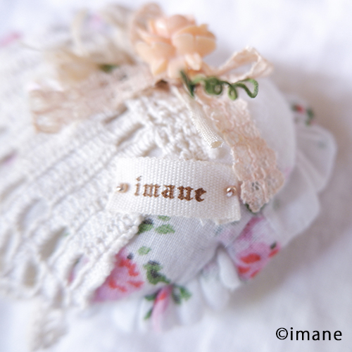 【2024・2月新商品・入荷しました】imane　ドールクッション~antique collage~