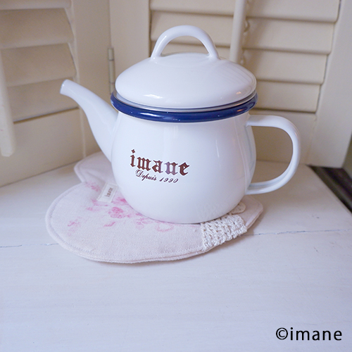 【2024・2月新商品・入荷しました】imane　ハート型ポットホルダー~antique collage~