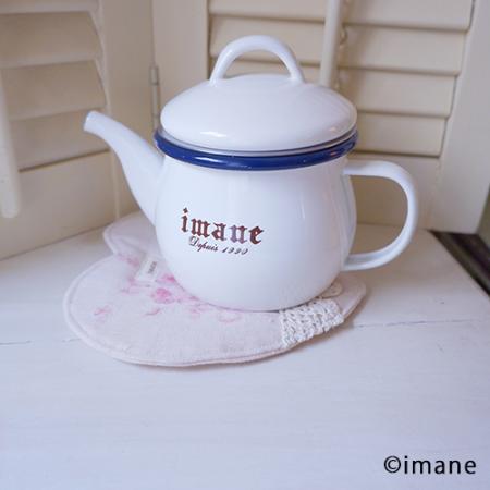 【2024・2月新商品・ご予約受付中】imane　ハート型ポットホルダー~antique collage~