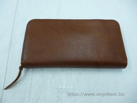 クレドラン　DEBOR ROUNDZIP LONG WALLET:BROWN