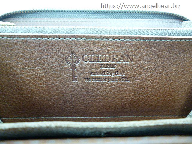 クレドラン　DEBOR ROUNDZIP LONG WALLET:BROWN