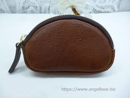 【タイムセール】クレドラン　DEBOR ROUNDZIP KEY COIN CASE:BROWN 　￥6,600→