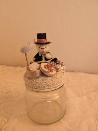 【イマン・デ・パッサージュ】ベア瓶　帽子屋さん(良品・40%OFF)※さらにお安くなりました。
