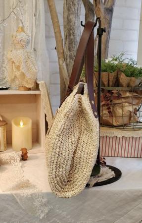  【クリアランスSALE】クレドラン　SEMICIRCLE BASKET M:NATURAL*50%OFF