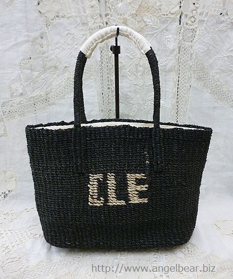  【クリアランスSALE】クレドラン　SIMPLE LOGO BASKET:BLACK*50%OFF