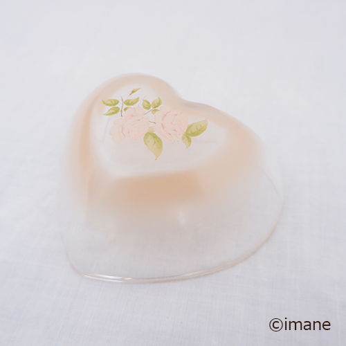 【2024・4月の新商品入荷しました♪】imane　ダイアナローズ・ガラスハートボウルS