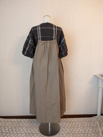 blue　willow　コットンタイプライター キャミワンピース:KH