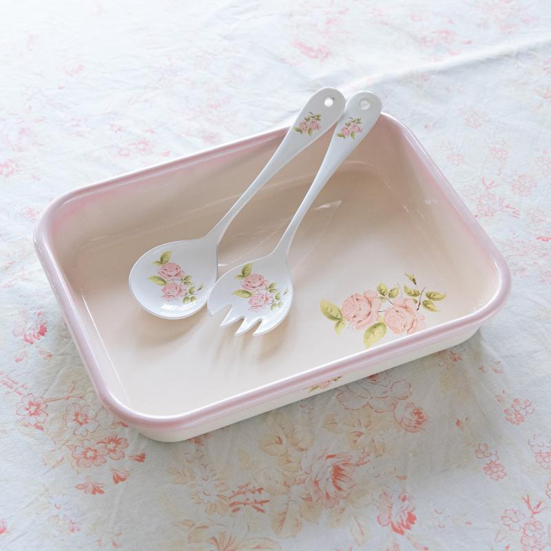 【5月新商品・ご予約受付中】imane  ダイアナローズ・サラダスプーン&フォーク
