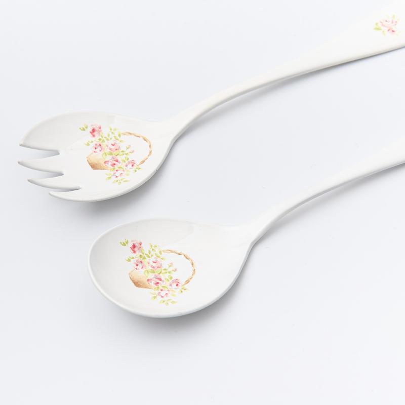【5月新商品・ご予約受付中】imane  ローズバスケット・サラダスプーン&フォーク
