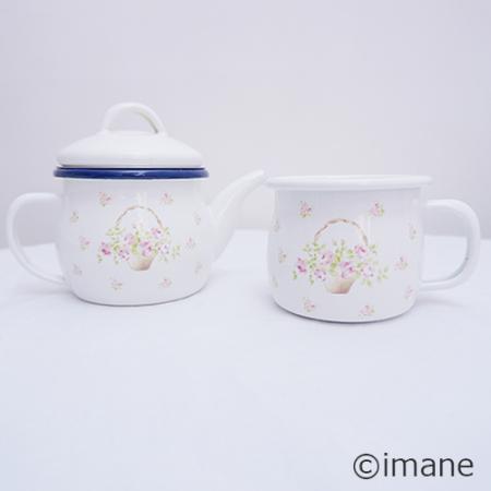 【入荷しました】imane　ローズバスケット・ティーポット