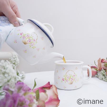 【入荷しました】imane　ローズバスケット・ティーポット