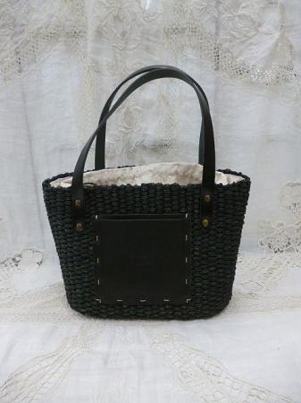 クレドラン SQUARE POCKET BASKET:BLACK×BLACK