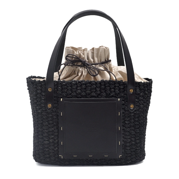 クレドラン SQUARE POCKET BASKET:BLACK×BLACK