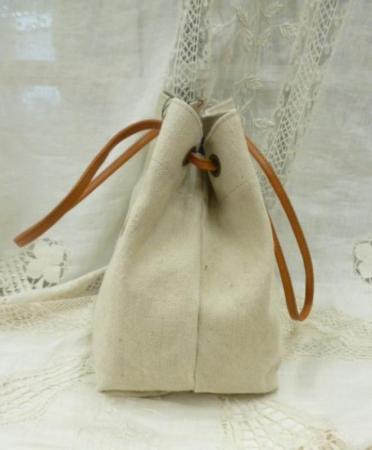 クレドラン　HASA EYELET TOTE/S:BEIGE×CAMEL