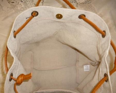 クレドラン　HASA EYELET TOTE/S:BEIGE×CAMEL