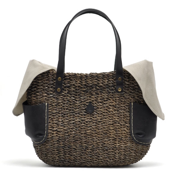 【クリアランスセール】クレドラン　DOUBLE POCKET BASKET:BLACK×BLACK*40%OFF