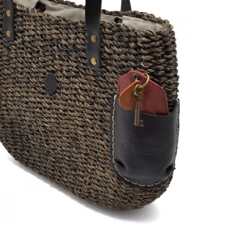【クリアランスセール】クレドラン　DOUBLE POCKET BASKET:BLACK×BLACK*40%OFF