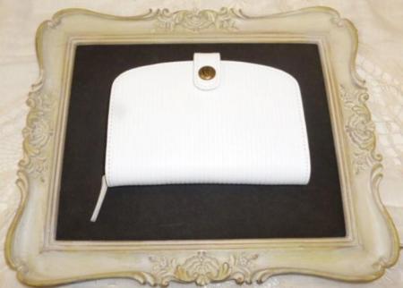 【クリアランスセール】クレドラン　RAY WALLET:WHITE STRIPE *80%OFF