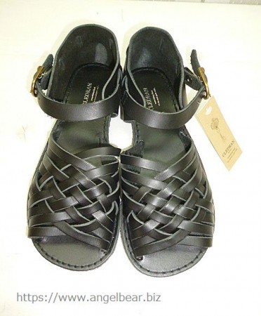 【クリアランスセール】クレドラン　NEW MESH SHOE:BLACK (オイルド レザー シューズ)　Lサイズ　*50%OFF