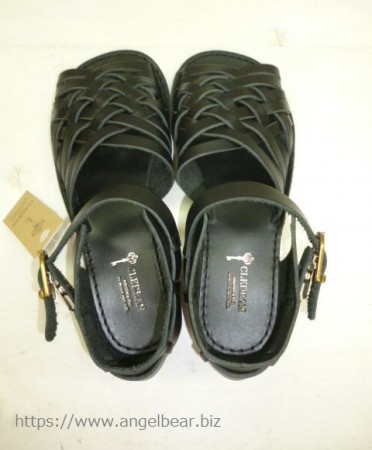 【クリアランスセール】クレドラン　NEW MESH SHOE:BLACK (オイルド レザー シューズ)　Lサイズ　*50%OFF